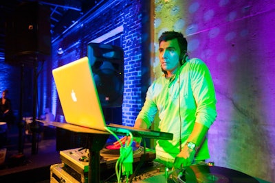 Deejay Reprise was the DJ at the Saturday night party.