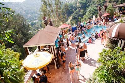 Hotel Thrillist's visit to Los Angeles included a daytime pool party at a private mansion.