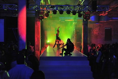 ASM Dance performed between designers' vignettes.