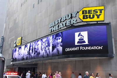 To close out the summer program, the Grammy Foundation hosted a launch party for Grammy Camp at the Best Buy Theater in Times Square on Sunday.