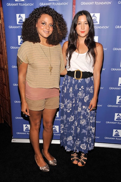 The Grammy Camp launch party invited musicians, including singer-songwriters Marsha Ambrosius and Vanessa Carlton (pictured) and other members of the music industry to provide advice and network with the students from the Grammy Camp.