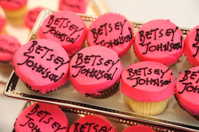 In addition to the savory breakfast bites, the brunch featured pink frosted cupcakes from the Little Cupcake Bakeshop.