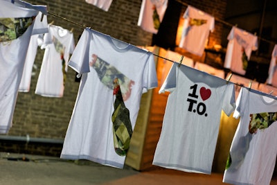 Guests could win T-shirts by answering Toronto trivia.