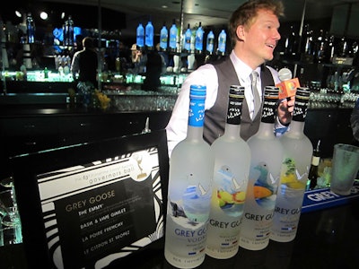 Grey Goose vodka is the official spirits sponsor.