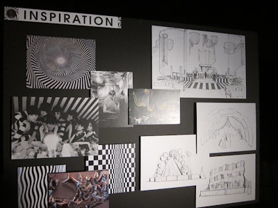 An inspiration board on display at the preview showed the ideas behind the mod look.
