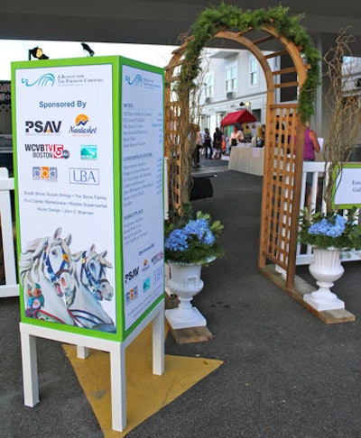 Azure Design provided signage that called out sponsors like PBD Events and PSAV.