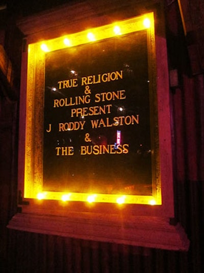 J Roddy Walston and the Business performed at the Rolling Stone and True Religion party at the House of Blues in Mandalay Bay on Monday night.