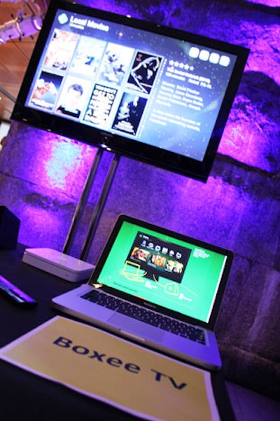The list of exhibitor companies included smaller start-ups such as Boxee, a company that sells a device to allows users to stream online music and video content to a TV.