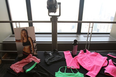 Trainers could check out items from the new VSX line and order a free outfit.