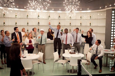 Moët & Chandon circulated a sign-up sheet for the court throughout its office, allowing staffers to participate. Although the competition is only open to staffers and some key customers, the brand also has a Facebook competition that offers consumers a chance to win tickets to next year's open.