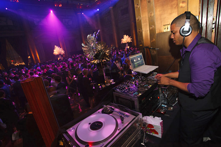 Some 1,500 guests packed Capitale for the fete, dancing to tracks like Jay-Z's 'Empire State of Mind' spun by the DJ.
