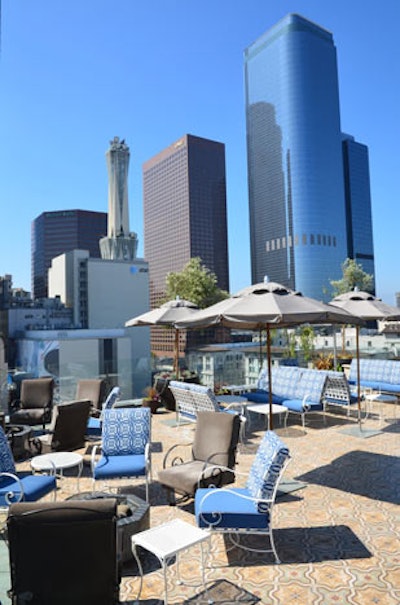 The 11,000-square-foot space covers three levels.