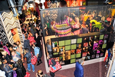 Although Target expanded the site from 5,000 to 8,000 square feet, the temporary store is deceptively big, especially when crowded with eager shoppers, as it was during the preview party.