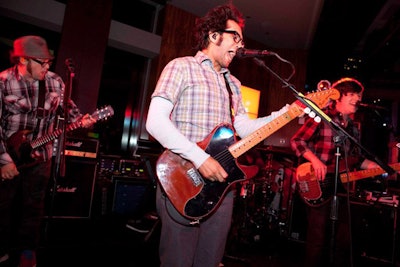 Among the performers during Thrashin' Week were Minneapolis-based rock band Motion City Soundtrack (pictured) and Brooklyn rap duo Ninjasonik.