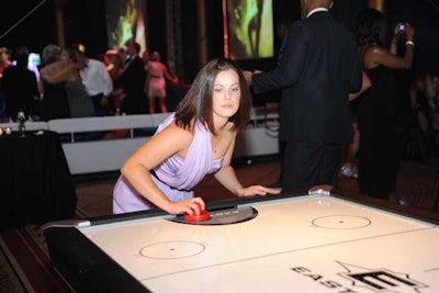 DMI, formerly known as Digital Management, sponsored the after-party games like air hockey and a basketball shootout.
