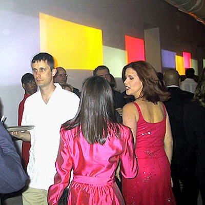 More than 700 guests packed into the space, creating a tight maze for caterwaiters to navigate.