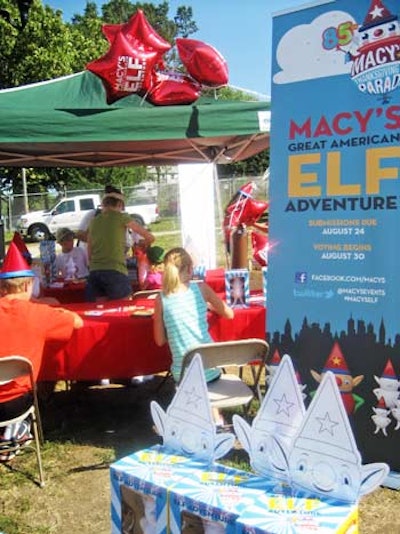In addition to dispersing the elves at its different stores, Macy's also hosted family-focused events in 10 cities during the month of August.