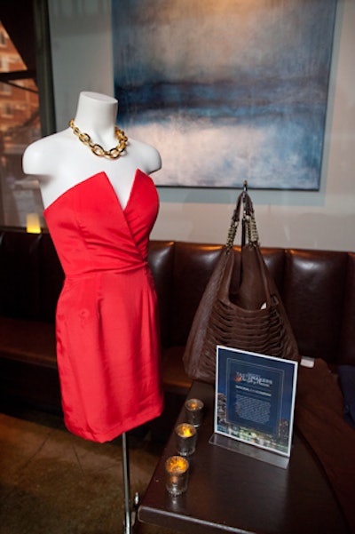 Mannequins sported dresses from National Jean Company, which Bernon selected as one of her favorite Boston shops. Deals at the store were available to Gilt City members the following day.