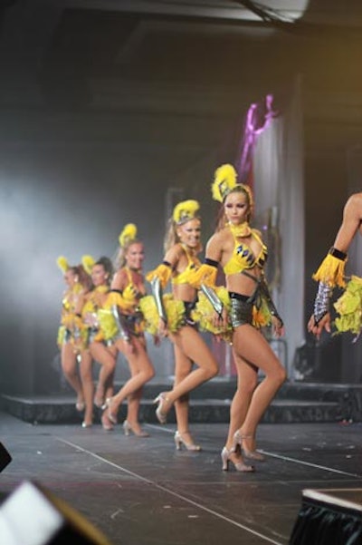 Dancers from Hardrive Productions performed several high-energy numbers throughout the night.