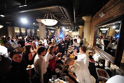 The event took over the lower level of Fulton's on the River and drew more than 300 guests.