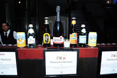 Brewery Ommegang was a major sponsor and supplied drinks for the open bars.