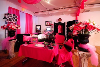 Girl Power went with an all-pink theme for its boutique, displaying fashion and accessories.