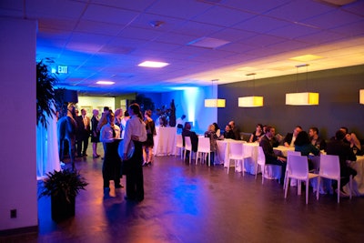 The dance party took place in the on-site restaurant.
