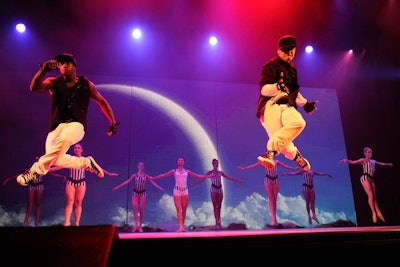 High-energy dance was part of the show's signature program.
