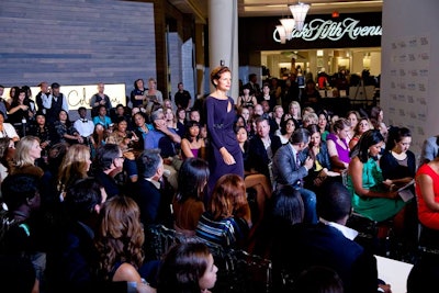 The only nighttime event of the weekend was a Friday runway show and cocktail reception hosted by Saks Fifth Avenue.