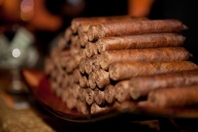 M. Cigars provided smokes.