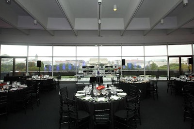 Early in the evening the Lerner Room hosted the private dinner for 60.