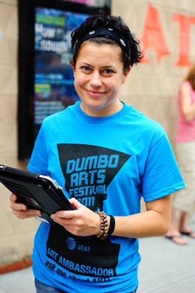 Through AT&T's sponsorship, the festival's organizers were also able to integrate a custom map app, created by the Dumbo-based Frank Collective, and introduce special tour guides to give visitors a more personalized experience.