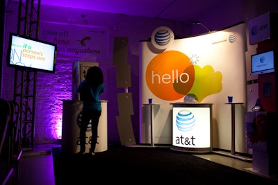 Key to expanding the Dumbo Arts Festival's more interactive offerings was the involvement of AT&T. The event's title sponsor brought in charging stations and Wi-Fi-enabled products to the festival's lounge at 56 Water Street.