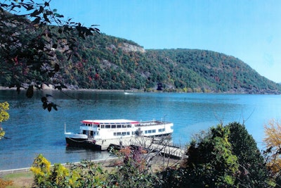 The Circle Line's boat cruise on the Hudson River.