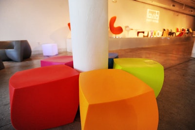The Frank Gehry Colored Cube is available in six colors.