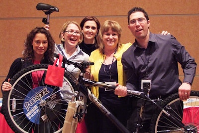 Teams build a bike for charity with Outeractive Experiences' Eco Bike Challenge.