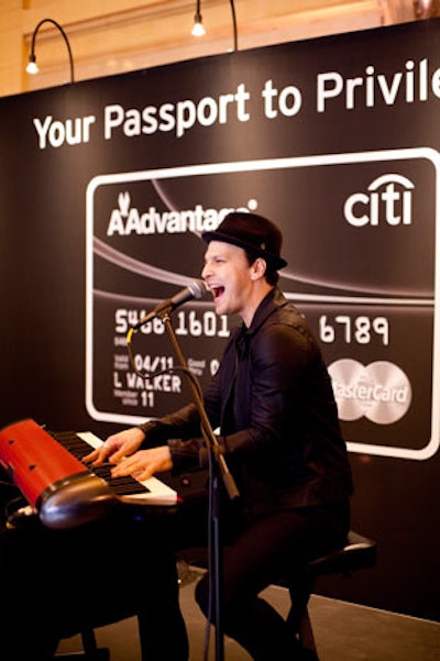 To kick-off the launch on Monday, September 26, Citi and American Airlines hosted a private reception that included a live performance by Gavin DeGraw.