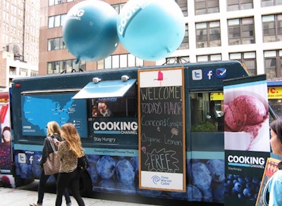 Cooking Channel at The New York Times' Carts in the Parc, New York City Wine & Food Festival