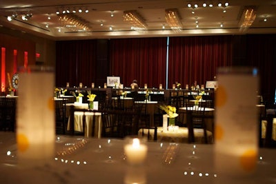 The event took place in the ballroom at the InterContinental Boston Hotel.