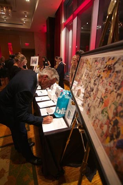 There was also a silent auction.
