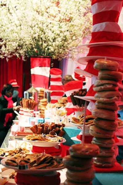 For the Target Read Across America Campaign press event, Creative Edge Parties designed a Dr. Seuss-themed menu.