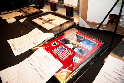 Silent auction items included three trips to Caribbean resorts.