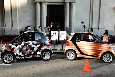 Gen Art teamed with Smart to create custom car wraps.
