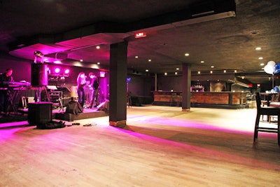 The new event space downstairs can accommodate up to 300 guests.