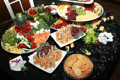 The Deering Estate Foundation provided a fruit and cheese table.