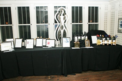 The silent auction, which included a trip to Chile and Argentina, took place in the Richmond Cottage dining room.