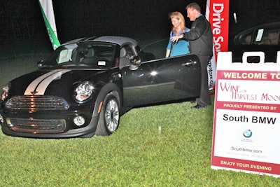 Presenting sponsor South BMW brought vehicles to the event to put on display.