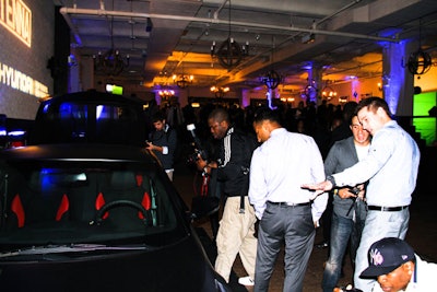 Each day, Hyundai hosted events with partners, including the opening night reception with Harris Publication's Antenna magazine on Wednesday evening (pictured), a video game racing competition with Microsoft and media corporation Future US on Friday afternoon, a rock concert and bingo game at midnight on Saturday, and a discussion with graphic artist Jeff Staple and TED fellow Yale Fox on Sunday afternoon.