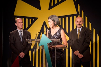 The Cooper-Hewitt honored several individuals and companies with National Design awards, including Architecture Research Office's Stephen Cassell, Kim Yao, and Adam Yarinsky (pictured, left to right), who won the Architecture Design award.