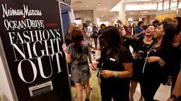 Fashion’s Night Out this year featured a series of runway shows, after-hours shopping, musical performances, and cocktail receptions from more than 65 retail participants.
